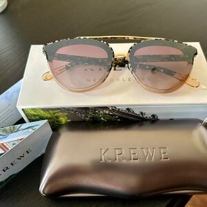 CLIO NYLON 24k Mirrored Krewe Sunglasses